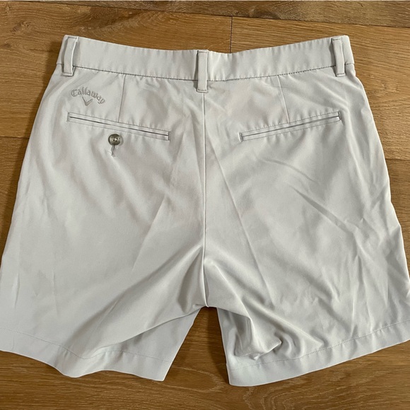 Men’s size 32 Callaway Golf Shorts Light Gray - Picture 2 of 11
